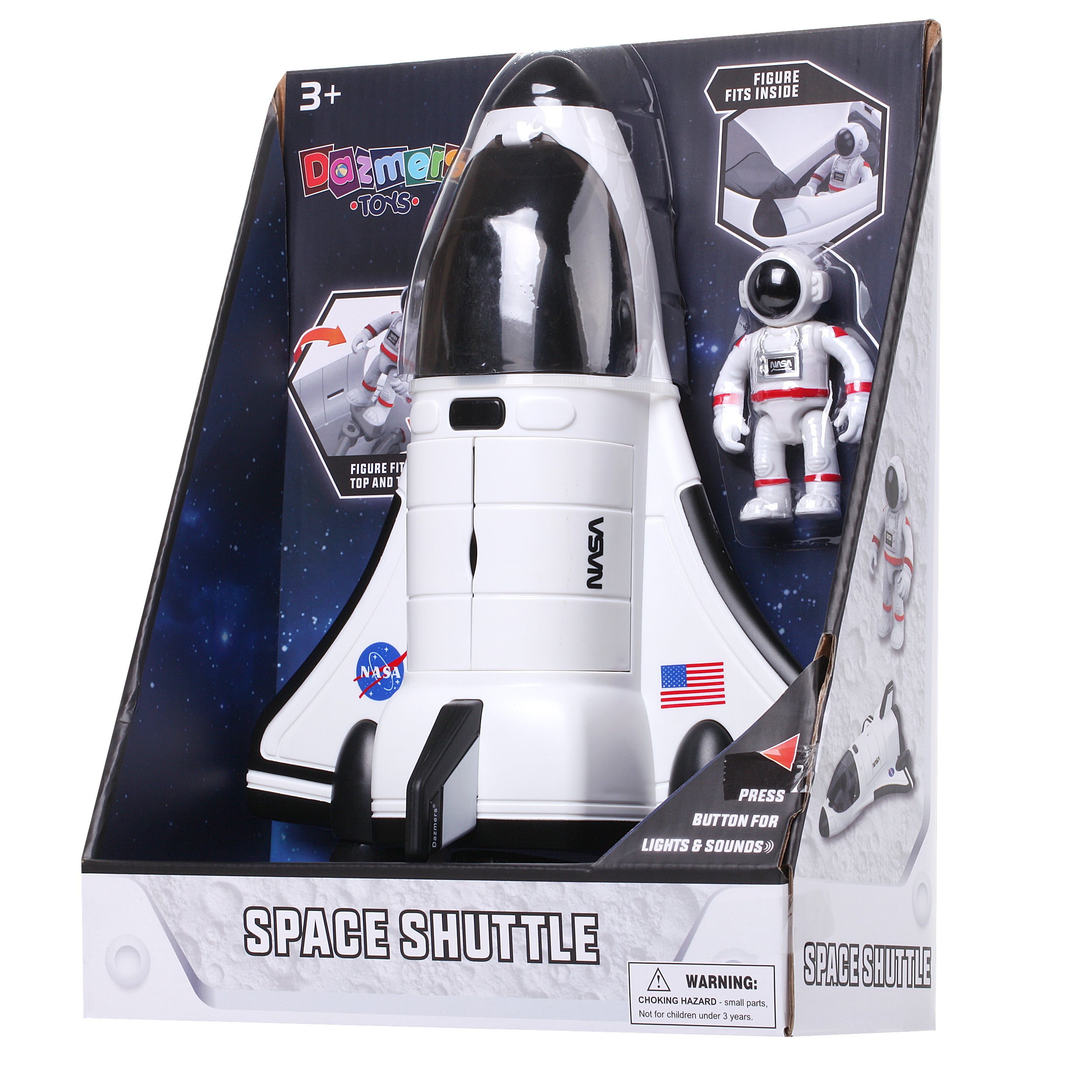 Space Shuttle Toy with Astronaut Figure