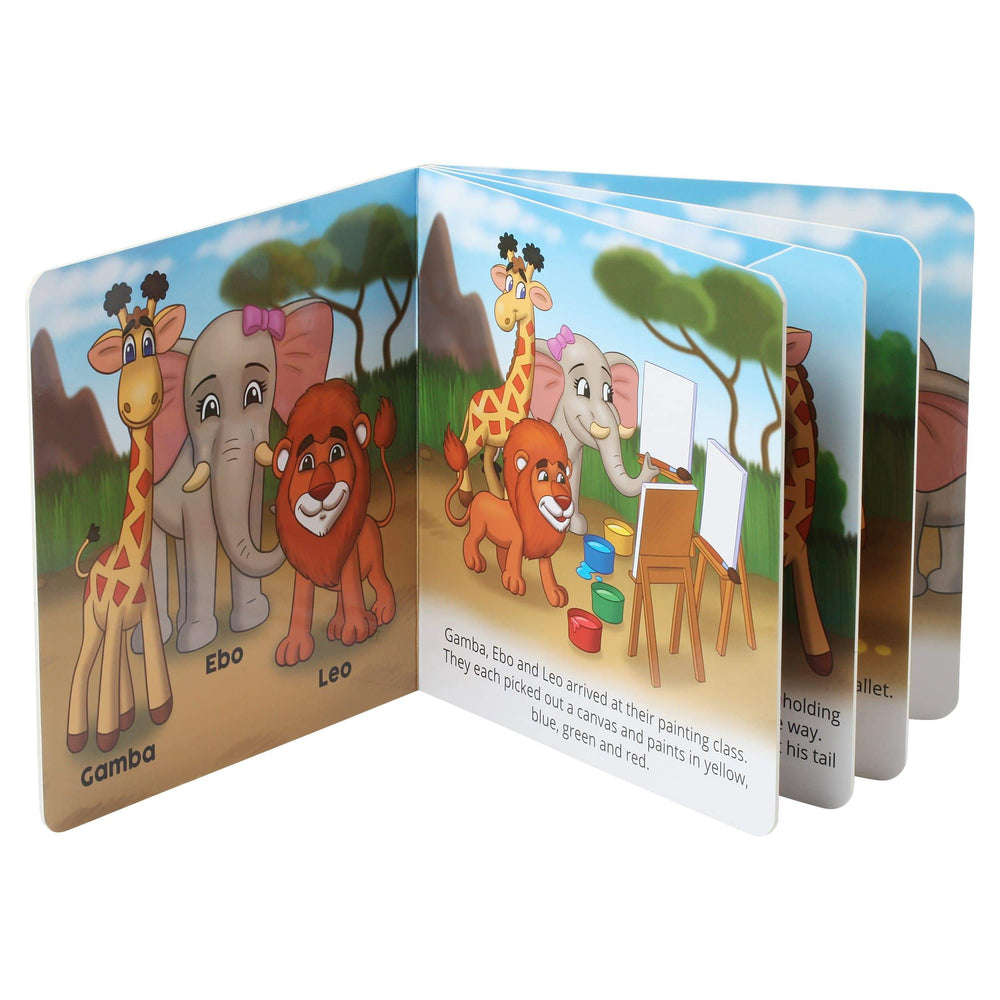 Stuffed Animals of 3 Savanna Animals with Storybook - 12”