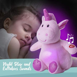 Musical And Light up LED Plush Unicorn Toy