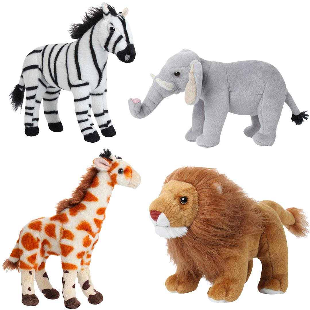 Jungle Animals Toys Set of 4 Wild Animals