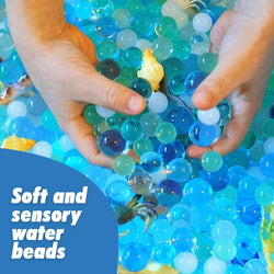 Water Beads 20 Pieces Sensory Sea Animals Set