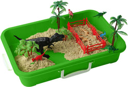 34 Piece Dinosaur Play Sand Box Kit