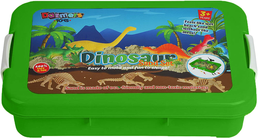 34 Piece Dinosaur Play Sand Box Kit