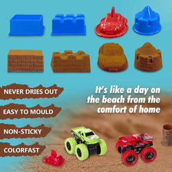 Monster Truck Sand Play Set with 2 Lbs of Sand