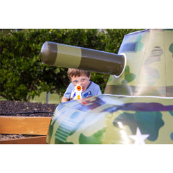 Inflatable Military Battle Tank for Nerf Party Wars