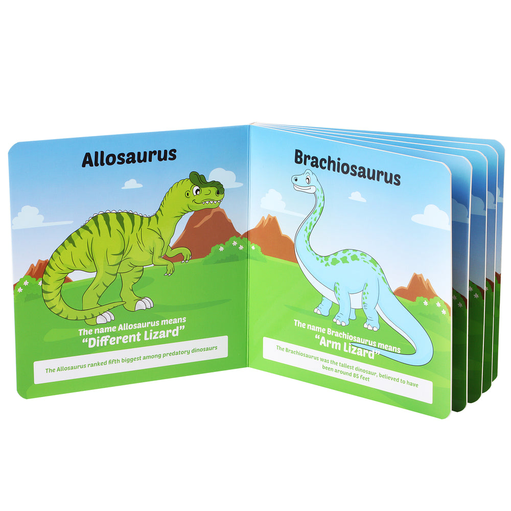 12” Dinosaur Plush Animal Gift Set with Fun Facts Book